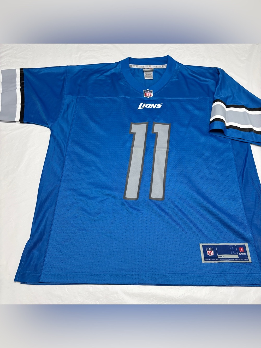 MARVIN JONES JR. #11 Detroit Lions NFL Home Jersey Pro Line Men’s Large
